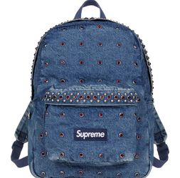 Supreme x b.b. Simon Denim Backpack Blue