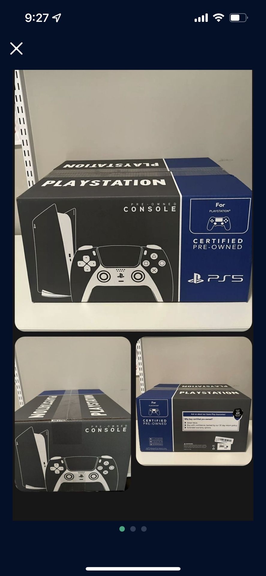 Sony PlayStation 5 Digital PS5 Refurbished Console Factory Certified GameStop 🔥