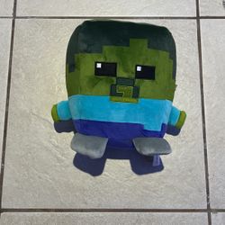 Minecraft Cuutopia by Mattel 10” Zombie Plush - NEW WITH TAGS