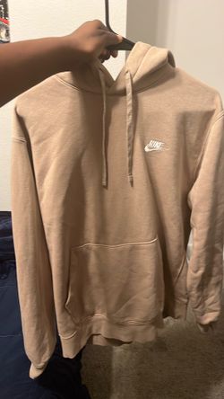 Tan Nike hoodie sz M