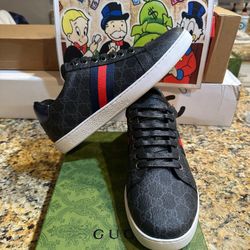 Gucci Ace GG Supreme 'Black Grey