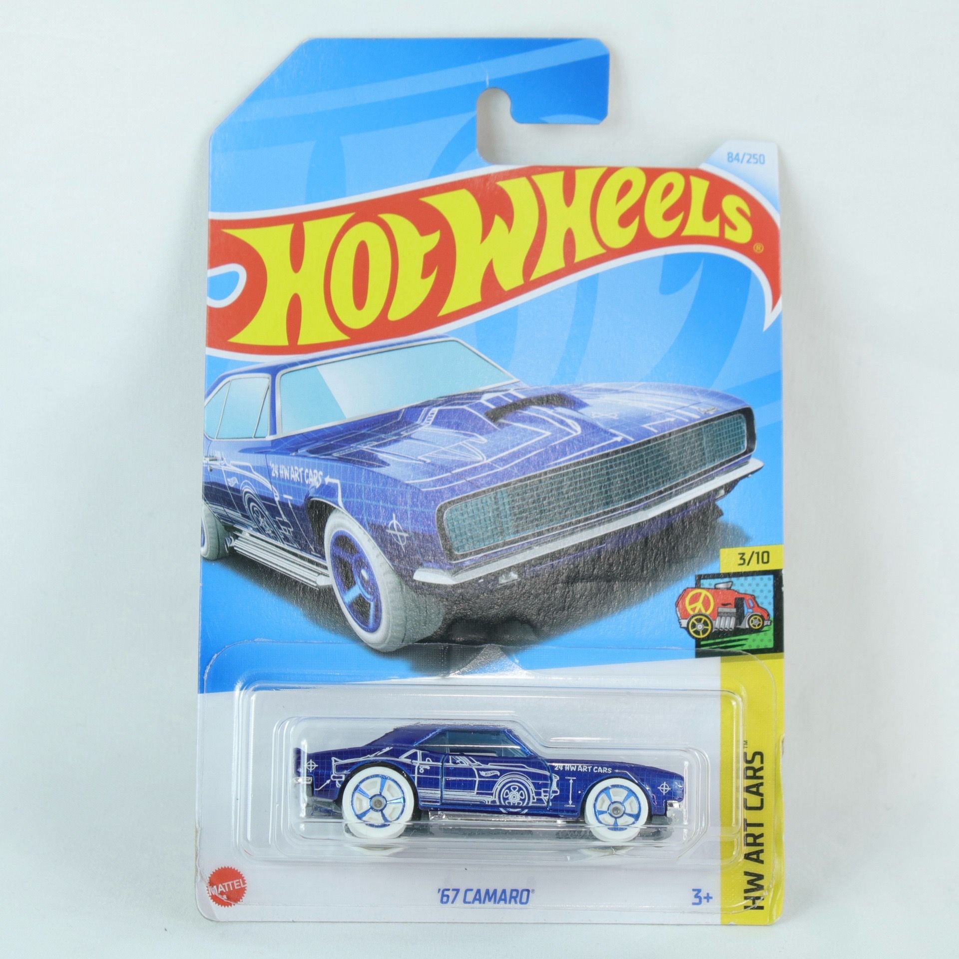 Hot Wheels Blue ‘67 Camaro Toy Car - NEW