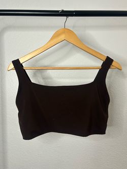 OFFLINE by Aerie Women's Brown Sports Bra XL Wireless Pullover Solid Activewear