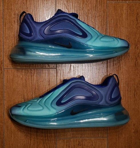 Nike Air Max 270 Sea Forest / Deep Royal Aqua Blue Men's Size 10.5 Authentic