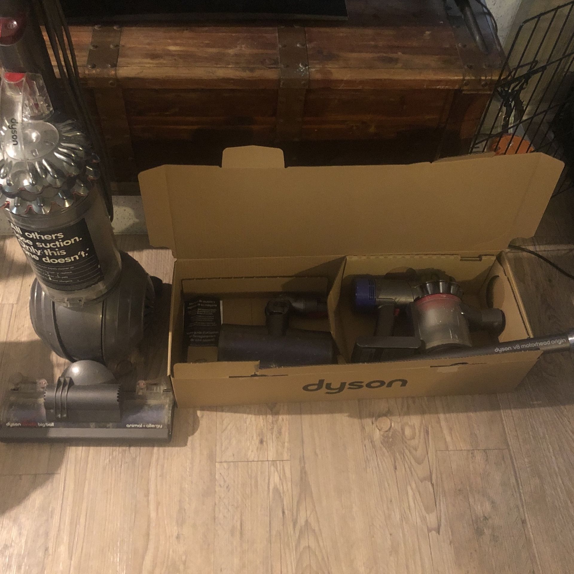 2 Dyson Vacuums 