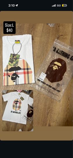 Burberry X Bape tee