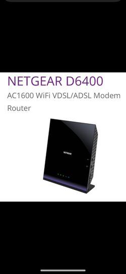 NETGEAR-D6400-AC1600 Router