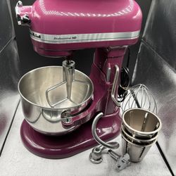 Kitchen Aid Professional HD Mixer With Accessories