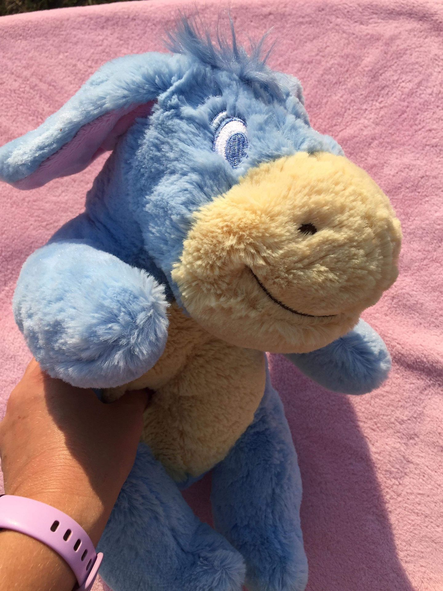 Disney Baby Light Blue Eeyore Plush 12” Winnie the Pooh