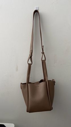 Taupe Mini Tote Bag