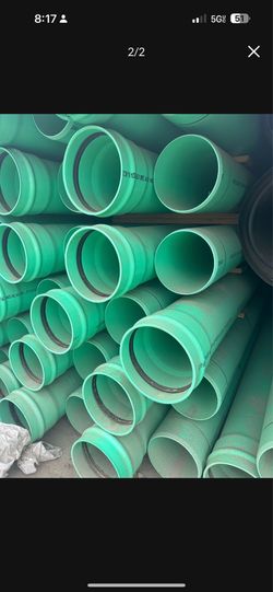 SDR -35 storm, drained sewer pipe