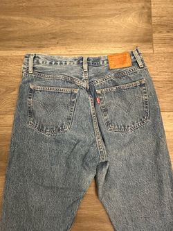 Levi's 501 Women’s Blue Denim Jeans - Classic Back Pocket Style