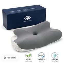 New In Box Pain Relief Cervical Pillow with Breathable Cover