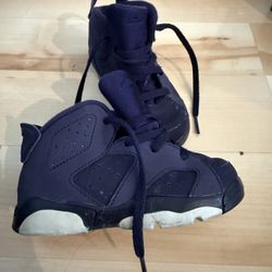 Air Jordan 6 Retro Toddler (TD) “Purple Dynasty” Size 8C (645127-509)
