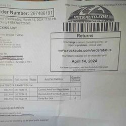 Toyota/Lexus Control Arms And Links