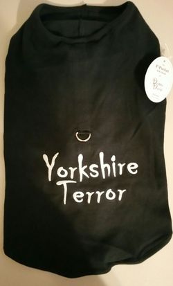 Yorks hire Terror Pet Tank Top & Harness - X-Large