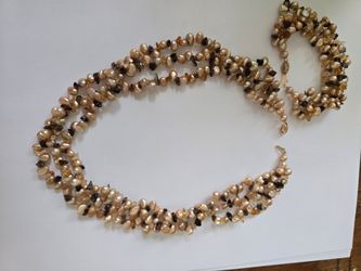 14k gold necklace and bracelet