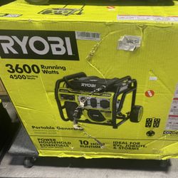 Ryobi 4500 Ways Gas Generator New