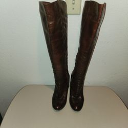 Nine West Brown Leather Boots 