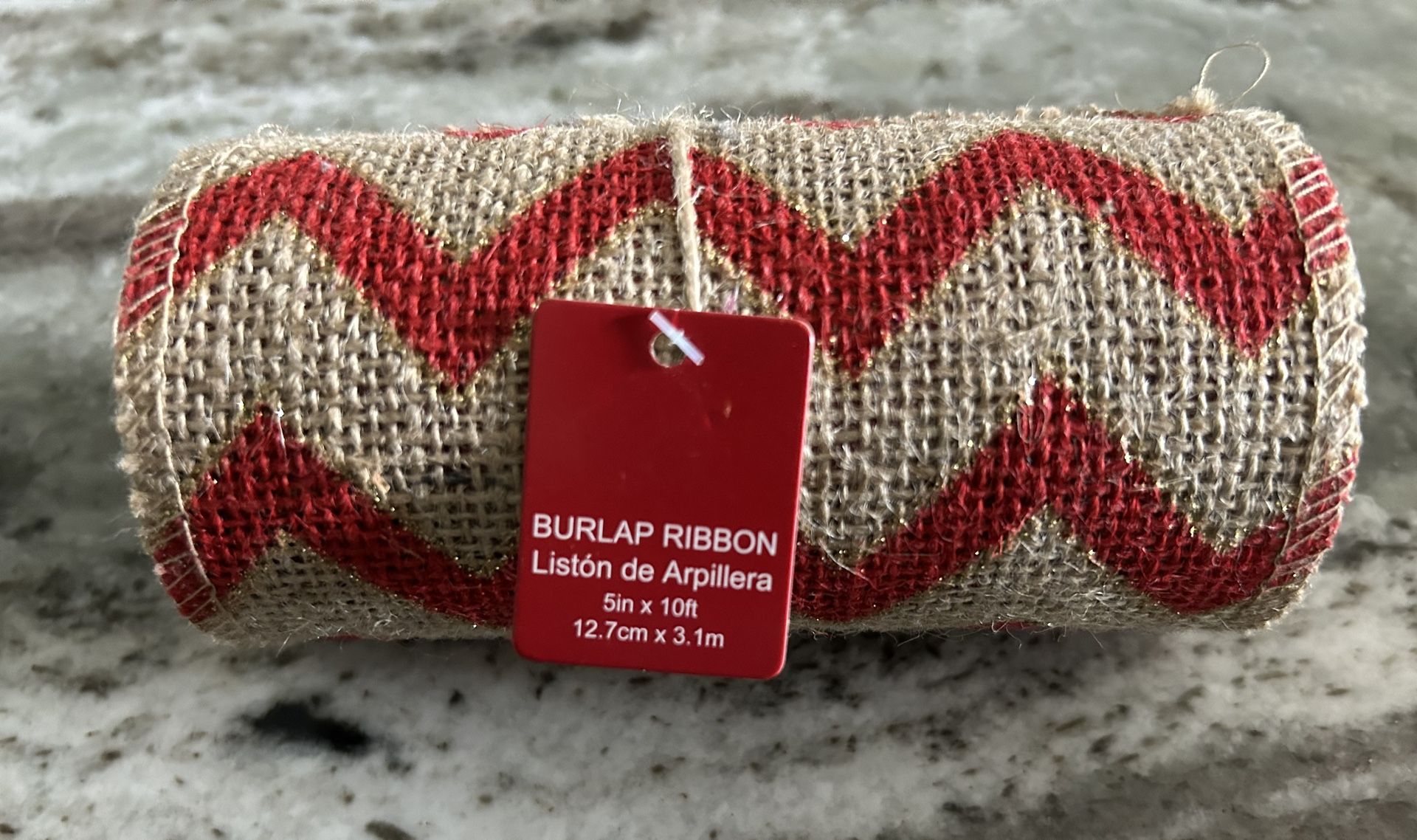 Burlap Ribbon (brand New)
