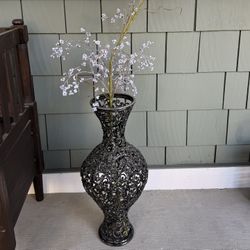 Large Metal Vase