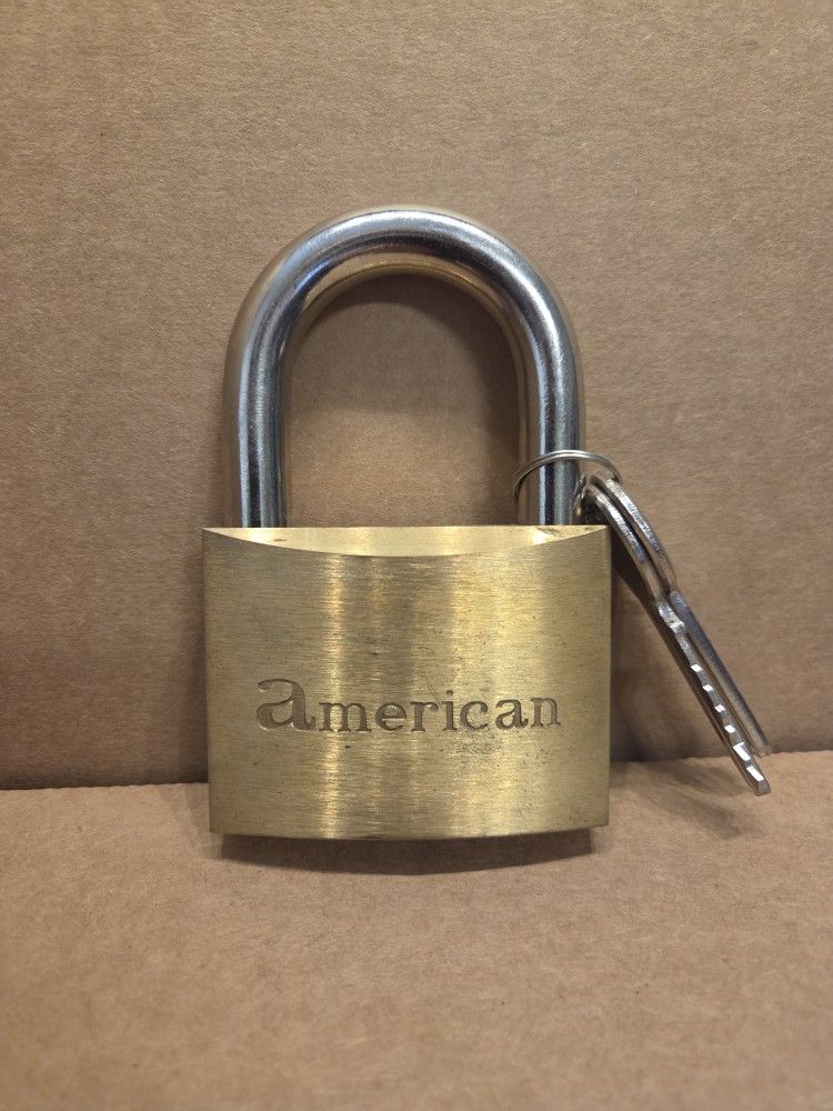 American Solid Brass Padlock No. B 70