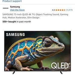 Samsung 75 Qled 7 Month Old