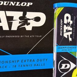 Dunlop New Tennis Ball Pack 18pk
