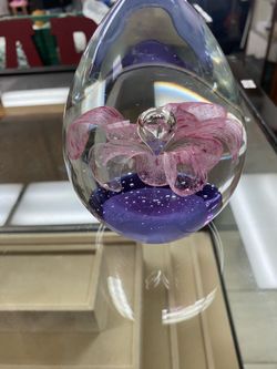 Glass paper weight