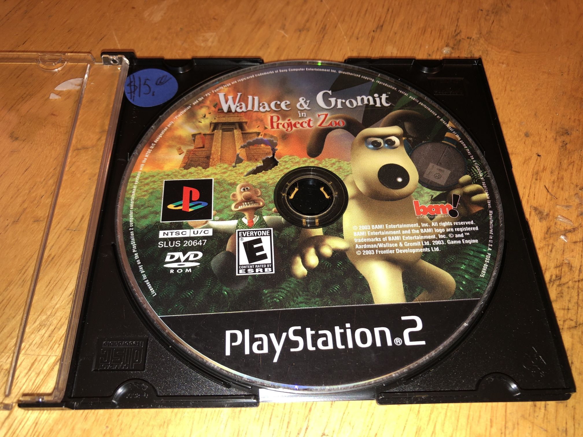 PS2 Game Wallace & Gromit In Project Zoo