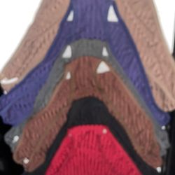 Women’s V Shaped Waist Printed Ribbed Triangle Panties Multicolor 