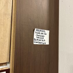 AQUASEAL Vindell Wht Oak -Hardwood- Flooring  Retail Price Is $4.99 Our Price Is $2.29