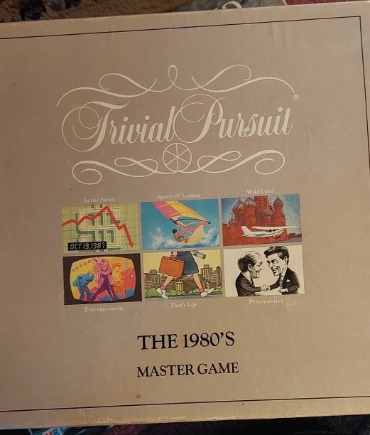 Trivia Pursuit  1980's Master Game