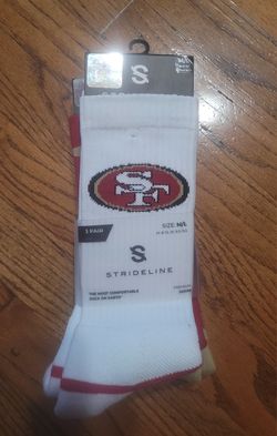 Brand New San Francisco 49ers Strideline Socks- 3 Pack