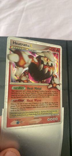 Heatran LV . X Pokemon Card