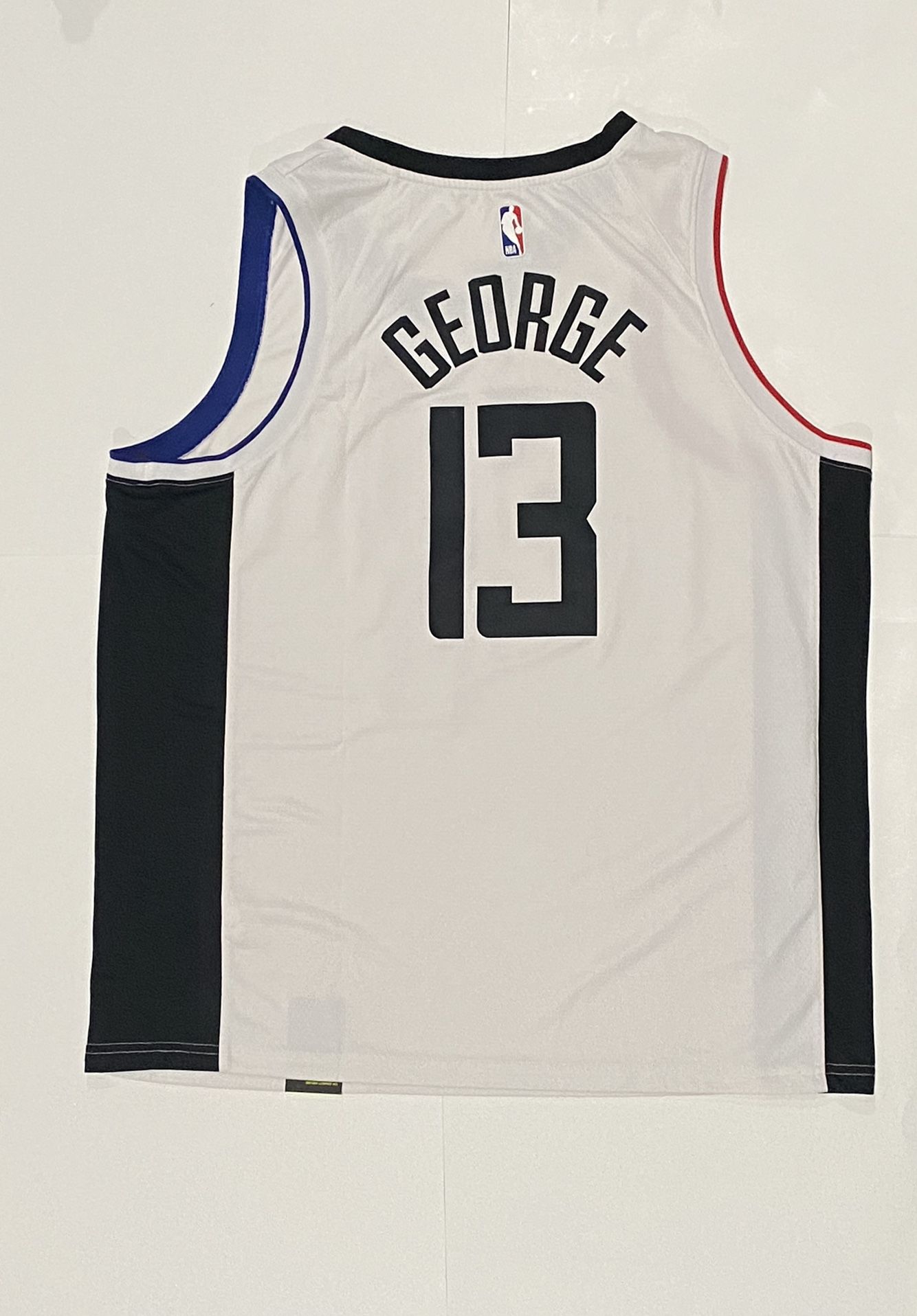Los Angeles Clippers Paul George #13 Nike Swingman Jersey White Mens 2XL  Size 56