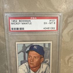 Mickey Mantle Baseball Card 