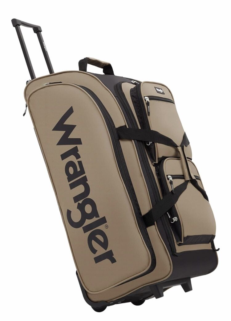 Brand New Wrangler 30” Rolling Duffle Bag (still sealed in box !)