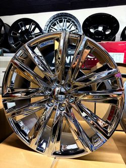 24x10” Chrome Multi-Spoke Alloy Wheel Rim