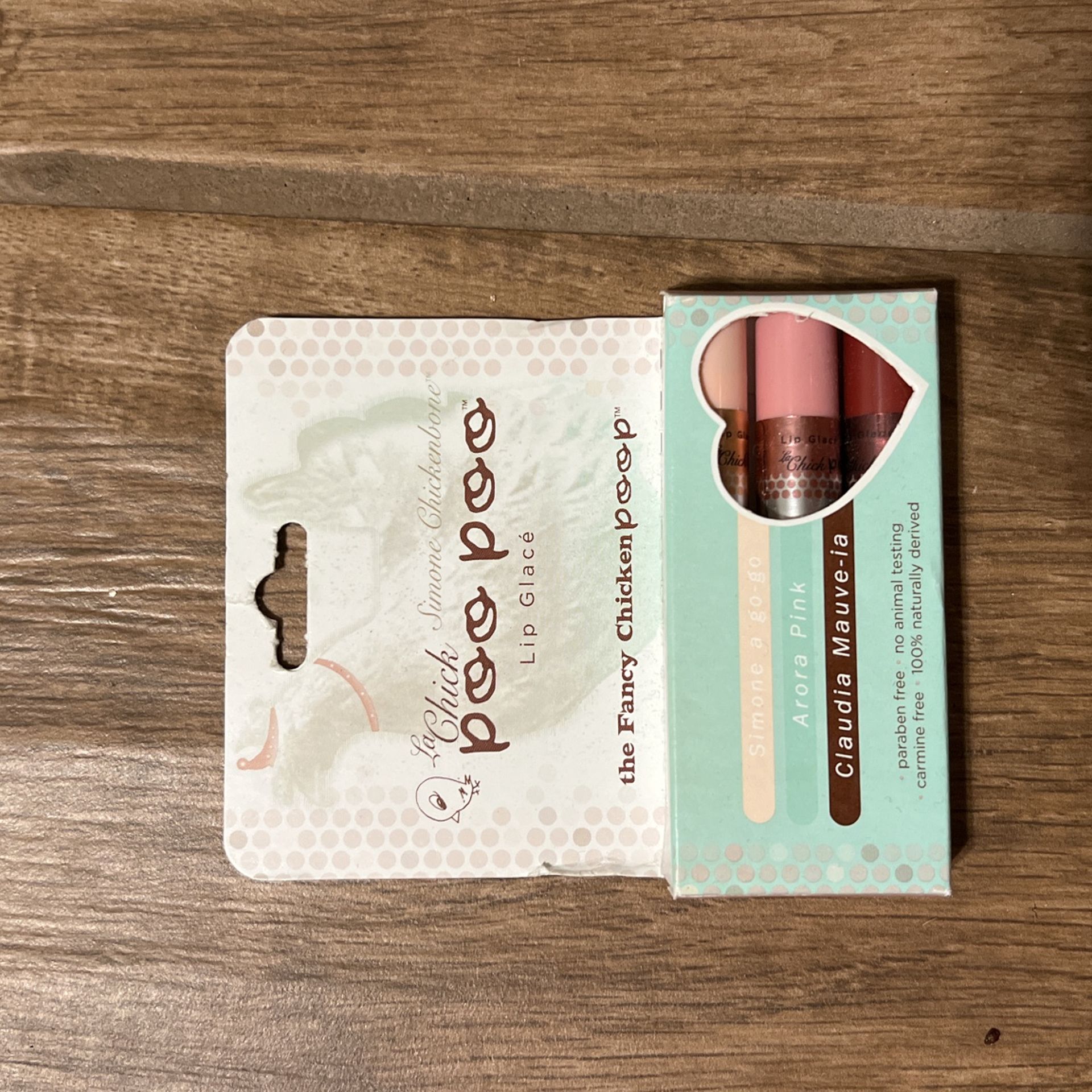 La Chick Poo Poo Lip Gloss NEW