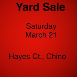 Yard Sale!!!