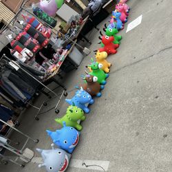 Kids Riding Animals $12 Each With Light And Music 