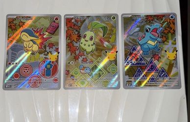 Pokemon First Partner Illustration Collection Series 2 Johto Starters