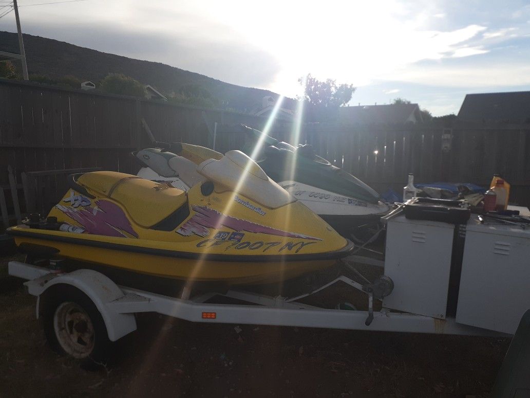 Jet Ski And Trailer