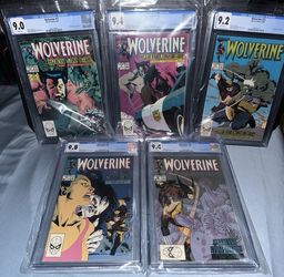 Wolverine The Gehenna Stone Affair Series #11,12,14,15,16 CGC Graded In The 9s