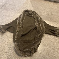 Fur shawl/jacket/ Cape never worn