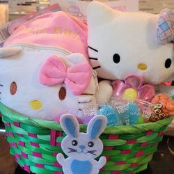 HELLO KITTY EASTER BASKET WITH MINI BACKPACK 