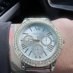 ✨ Like New - Bebe Women’s Rhinestone Watch ✨