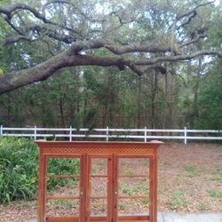 Wooden Hutch Without Glass Or Anything Else 