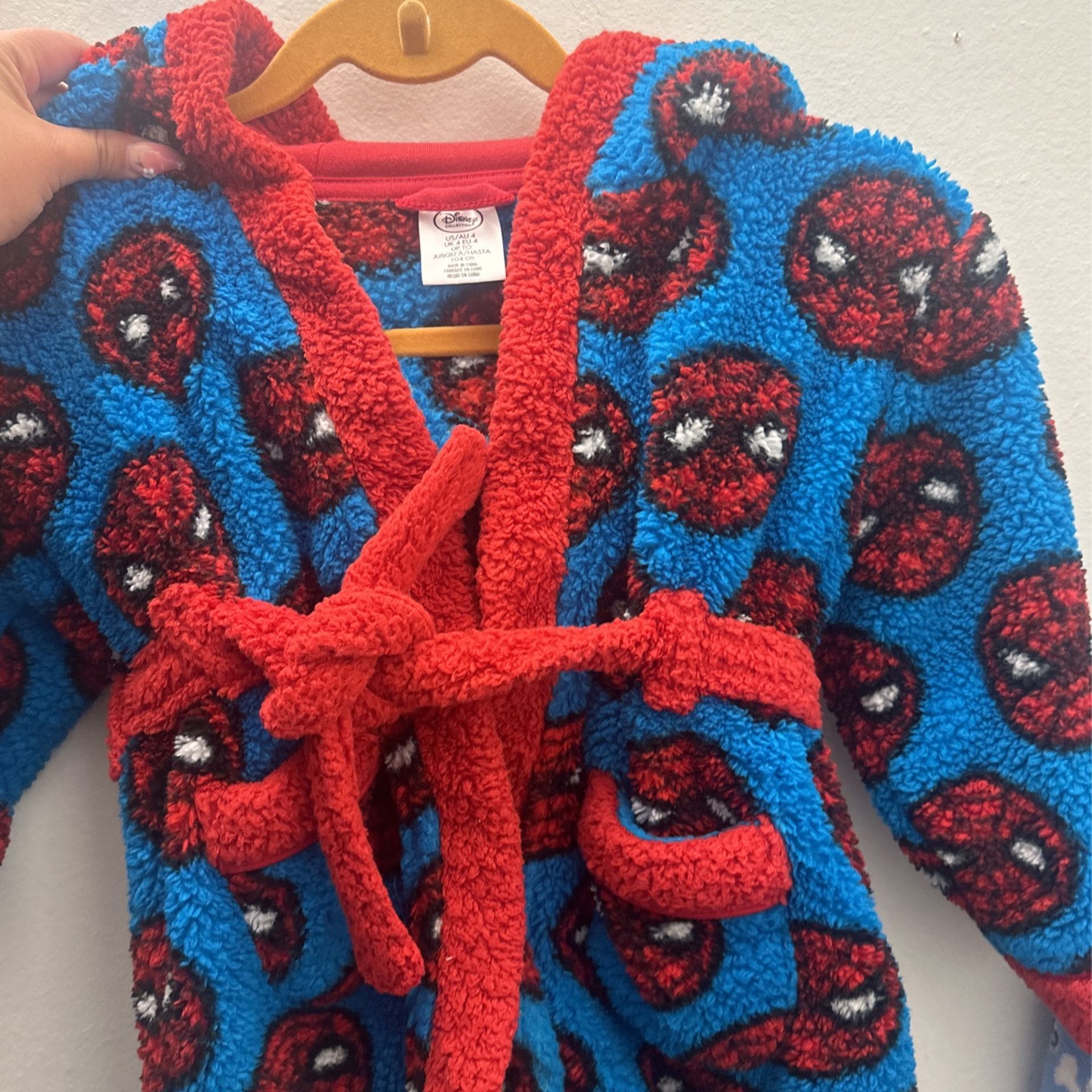 Spiderman kids robe 4T